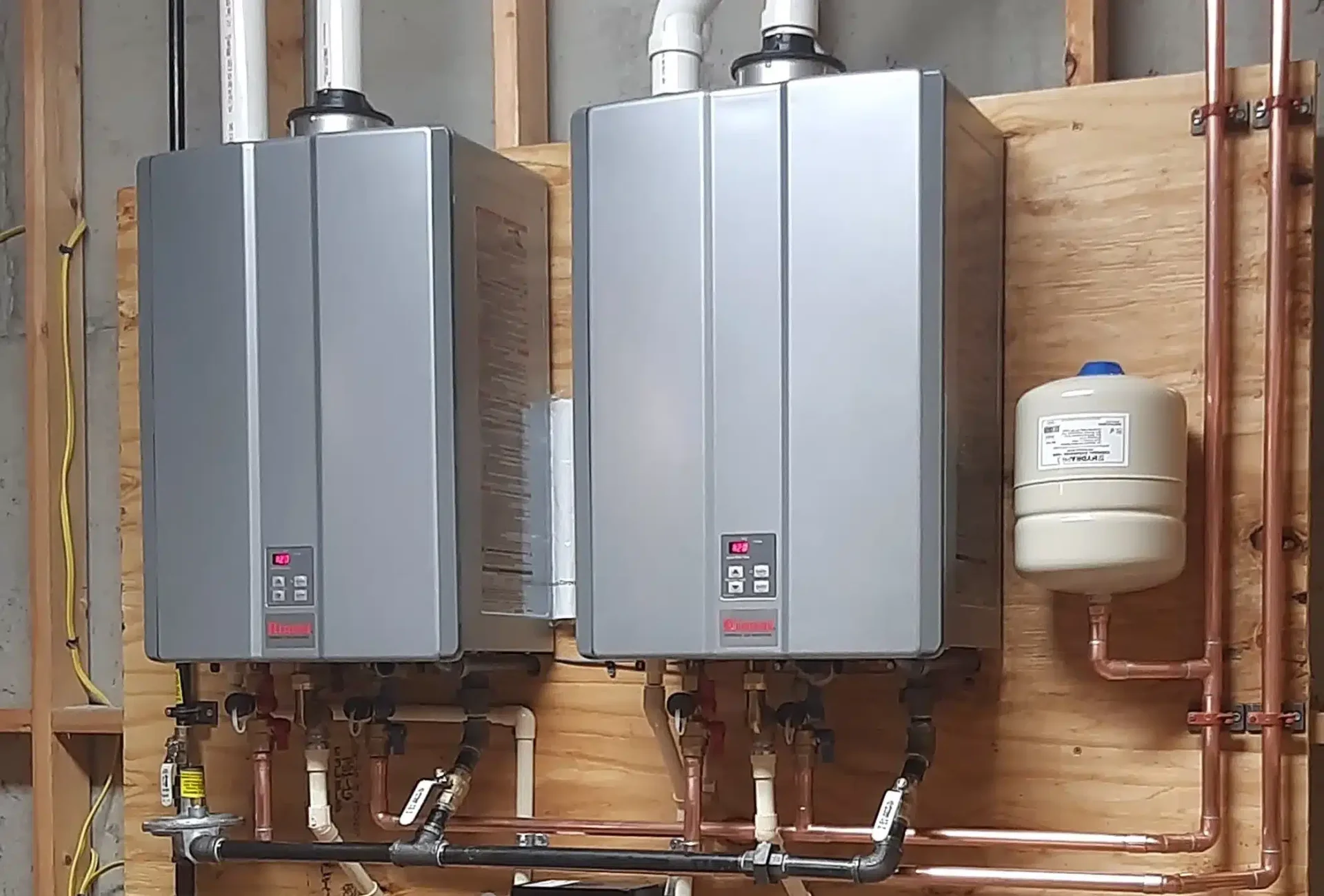 tankless water heaters